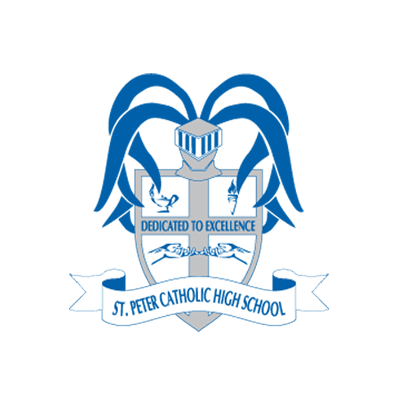 St. Peter logo - White circle background